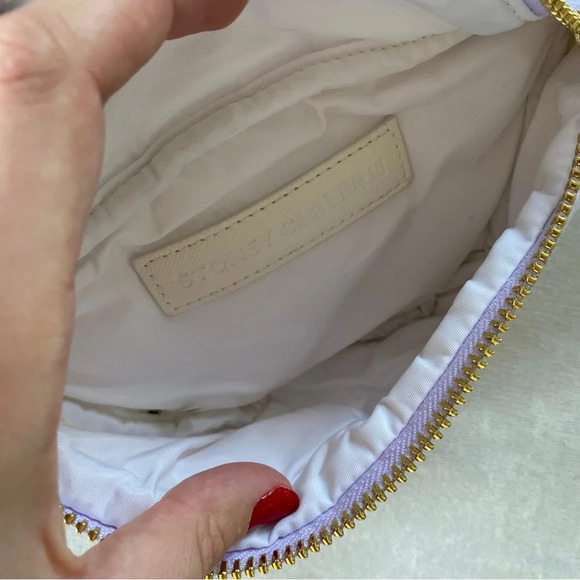 Stoney Clover Lane XOXO Puffy Purple Fanny Pack + H and Tennis Patch - Picture 5 of 5